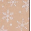 Reflections White Snowflake on Kraft Wrapping Tissue (20"x30")